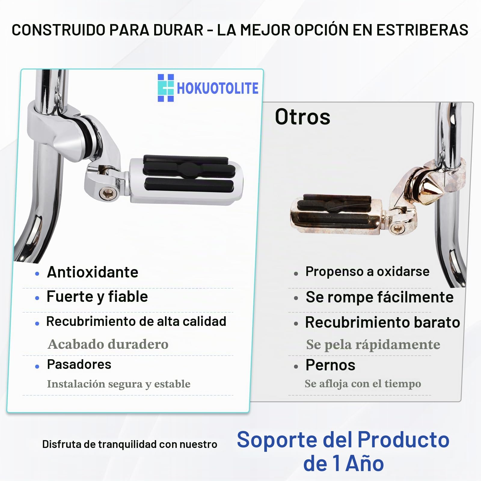 Pinzas de carretera en ángulo corto, reposapiés ajustables para Harley Touring Electra Road King Street Glide con protector de motor 1.25