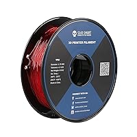 Vista 16 de Bobina de filamentos para impresoras 3D SainSmart, 0.06 pulgadas, flexible, TPU, 1,7 libras, Negro, 1
