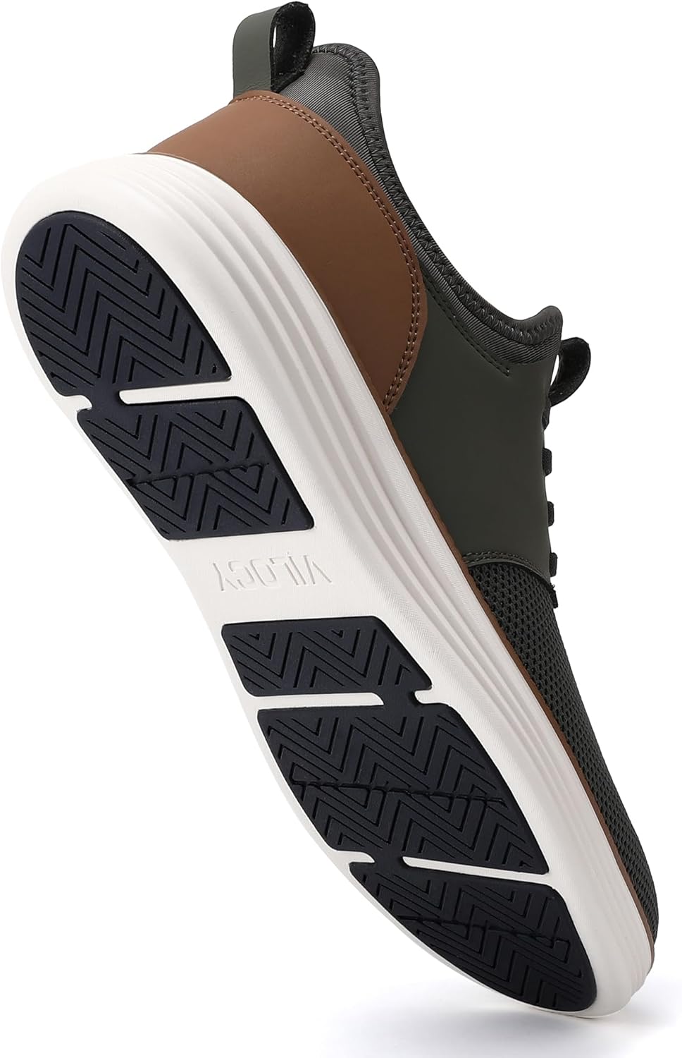 VILOCY Mens Slip On Casual Dress Shoes Hands Free Fashion Sneakers Mesh Tennis Walking Work Shoes Comfortable Breathable Lightweight Non Slip - Image 2