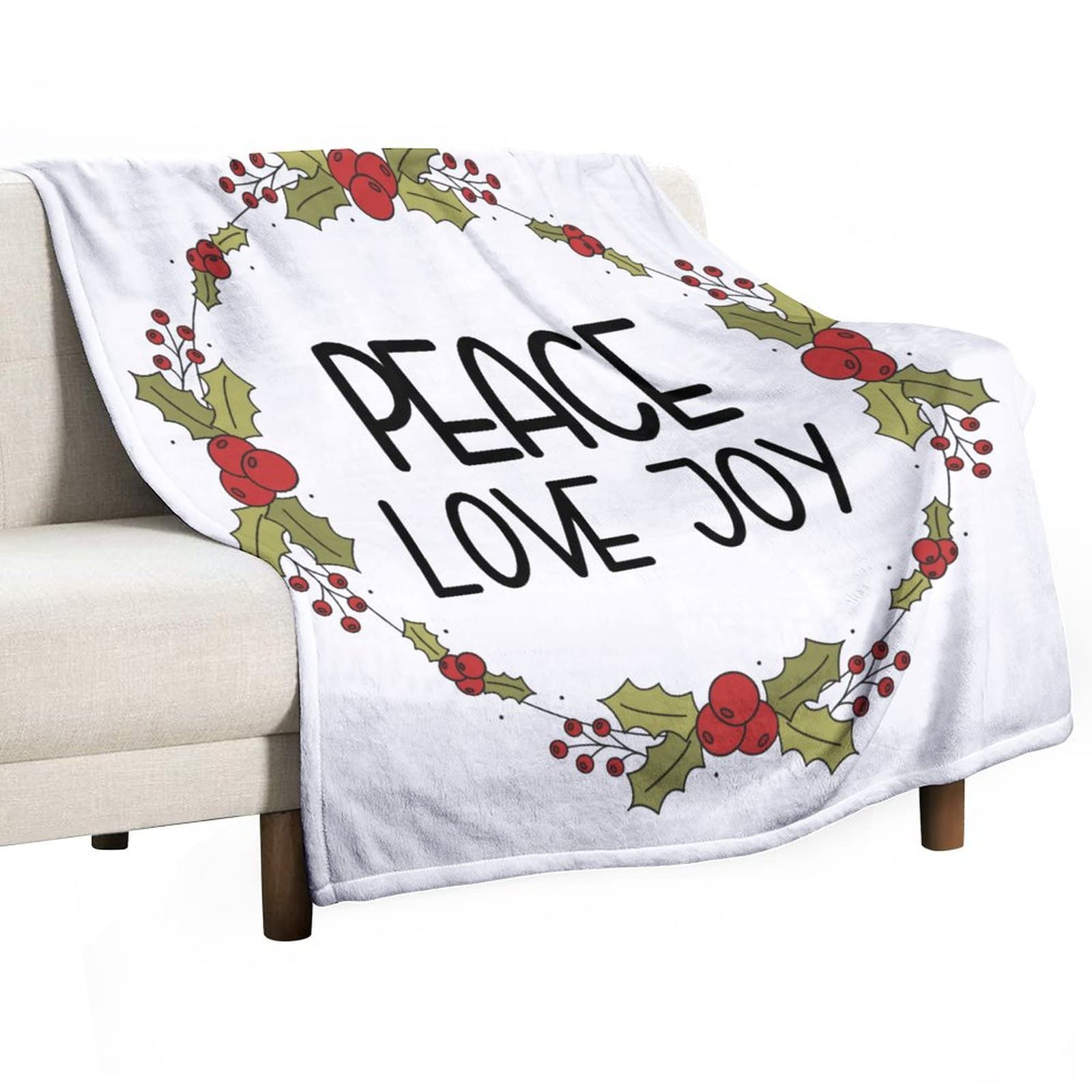 Couverture de Noël plaid canapé flanelle douce pour soirées d'hiver cocooning