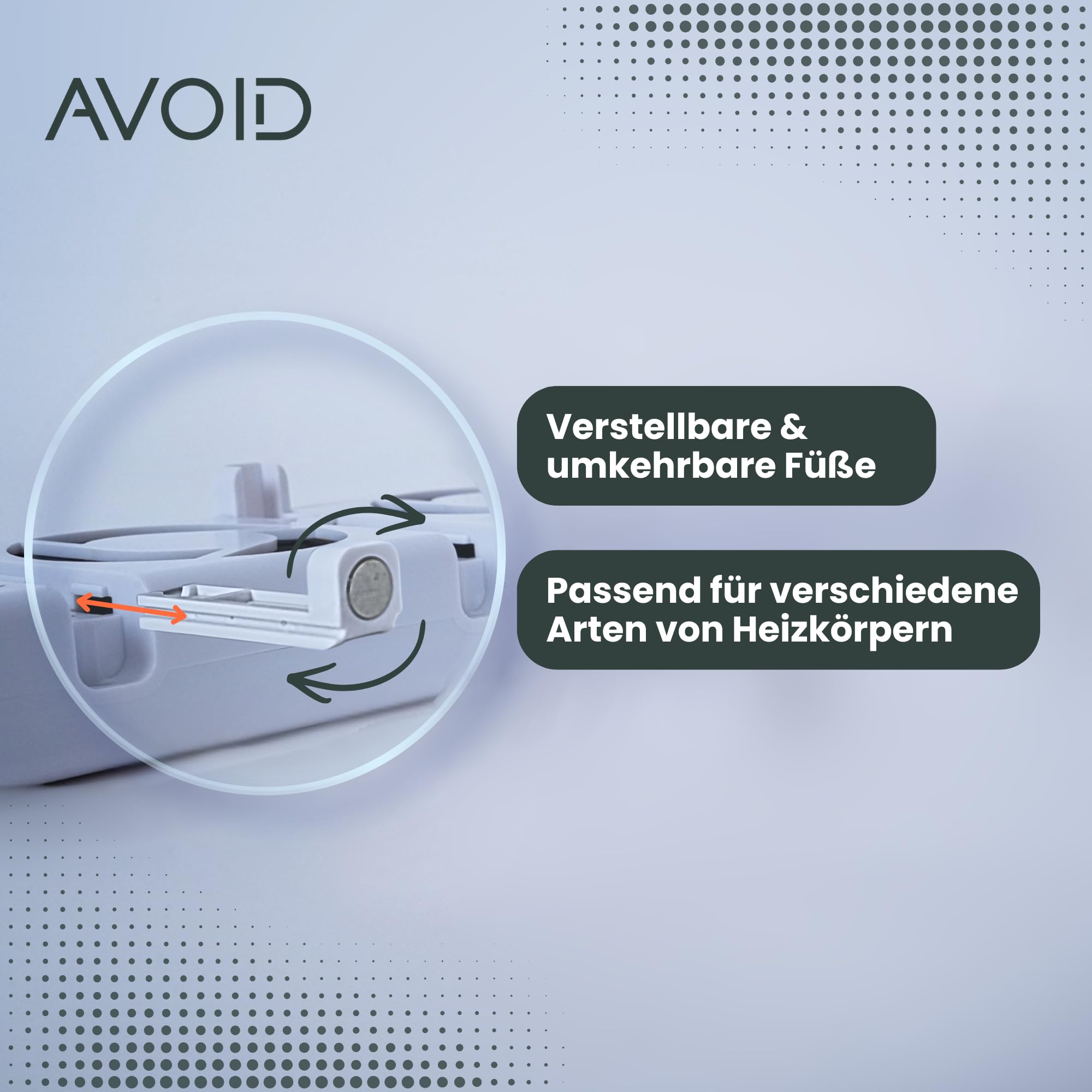 AVOID Heizkörper Ventilator Set Von 3 - Geliefert Mit Thermostat Heizung - Smart Air Technologie - Radiator Ventilator Lösung für Nachhaltigkeit in Ihrem Zuhause