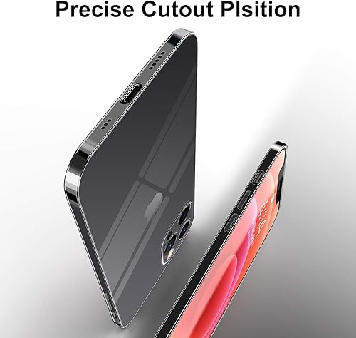 Miniatura 10 de Dataroad - Funda delgada para iPhone 15 Pro, ajuste de 0.008 in delgada como papel, funda ligera translúcida con acabado mate, protección trasera de