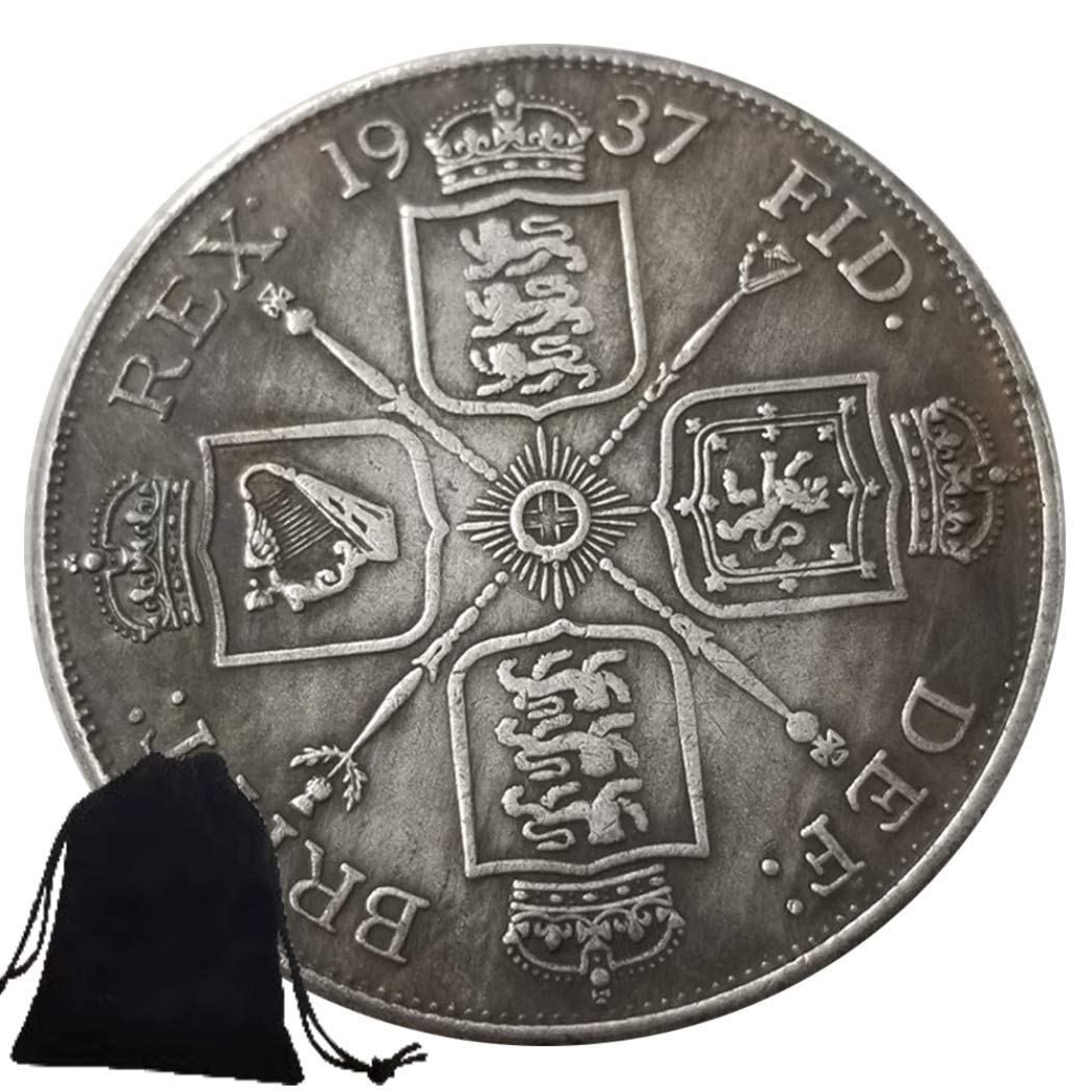 Zyzyzk Jearls 1937 Antique England Britain Coin Shilling Coin-Uk Old Coin-Commemorative Coin World Coins - Uncirculated England Coins-Discover History Favorite Gift