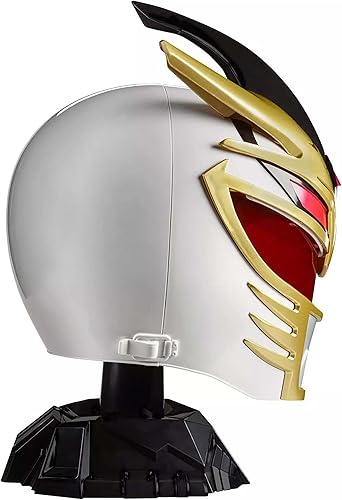 Miniatura 5 de Power Rangers Lightning Collection - Casco réplica prémium con soporte de exhibición (Lord Drakkon), Oro