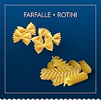 Vista 7 de BARILLA Paquete variado de pasta Blue Box, Farfalle & Rotini, caja de 16 onzas (paquete de 8), 8 porciones por caja, pasta sin OMG hecha con sémola