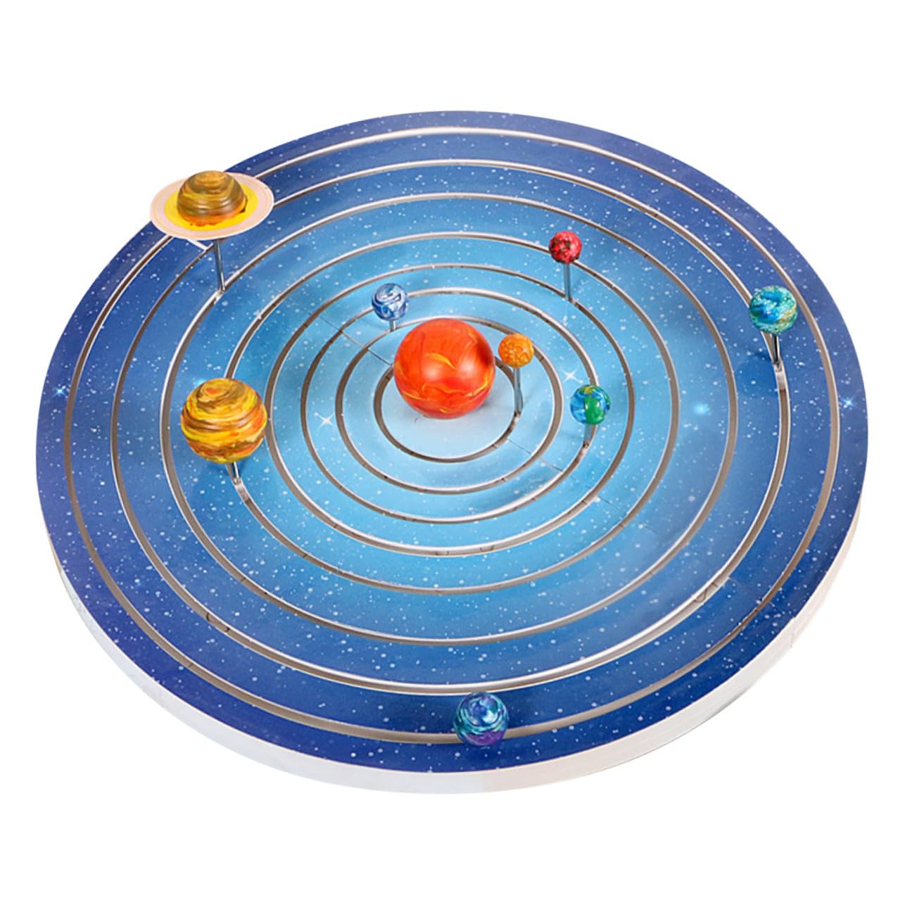Modelo de Planeta 1 Juego Plástico Blanco para Niños