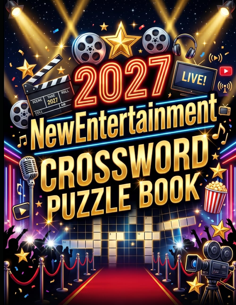 2027 NewEntertainment Crossword Puzzle Book