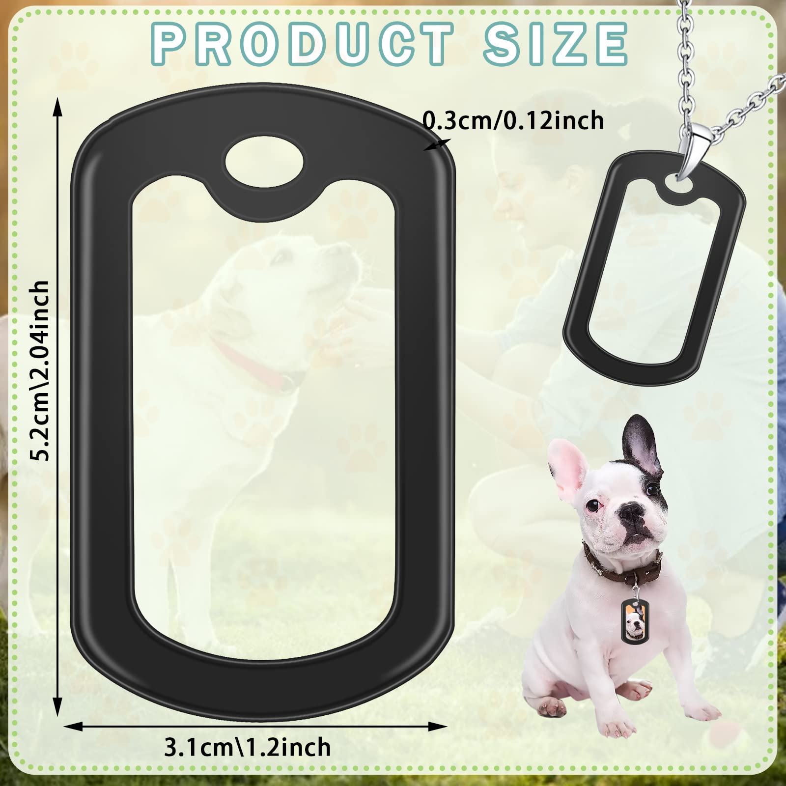 LuckyPet Pet ID Tag - Medium Yellow Plastic Star - Durable & Easy to Read Dog or Cat Tag - Safety Reflective on Back