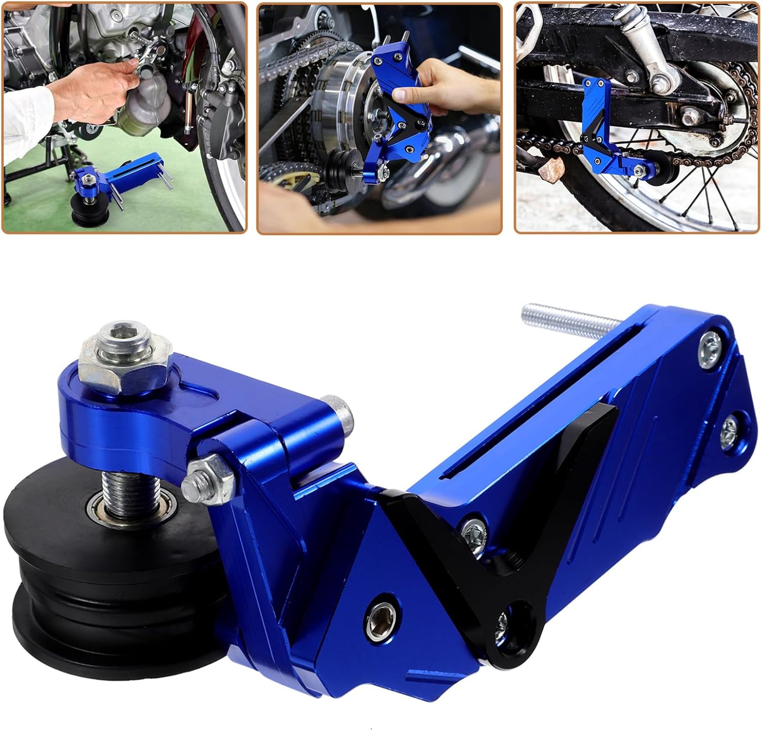Pit Bike Chain Tensioner Chain Adjuster Tensioner Motorcycle Repair Tool