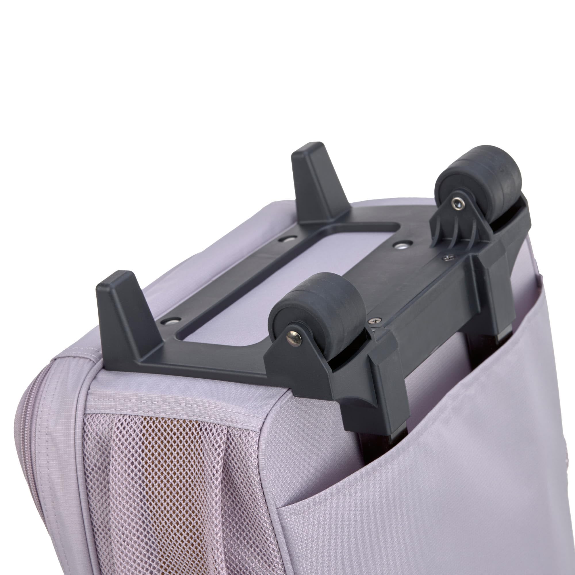 LÄSSIG Kinderkoffer Trolley Reisekoffer mit Teleskopstange und Rollen für Kinder Handgepäck/Trolley Lilac