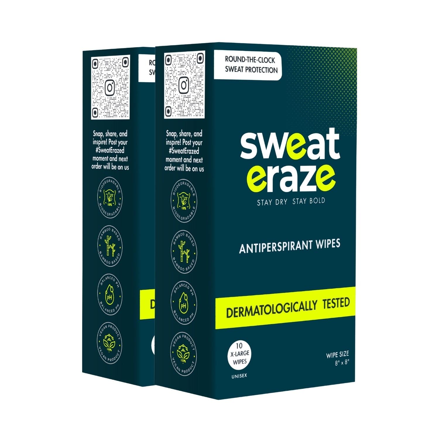 Antiperspirant Wipes for Sweat Control | Hyperhidrosis Control | Travel-Friendly | 20 Wipes-image-16