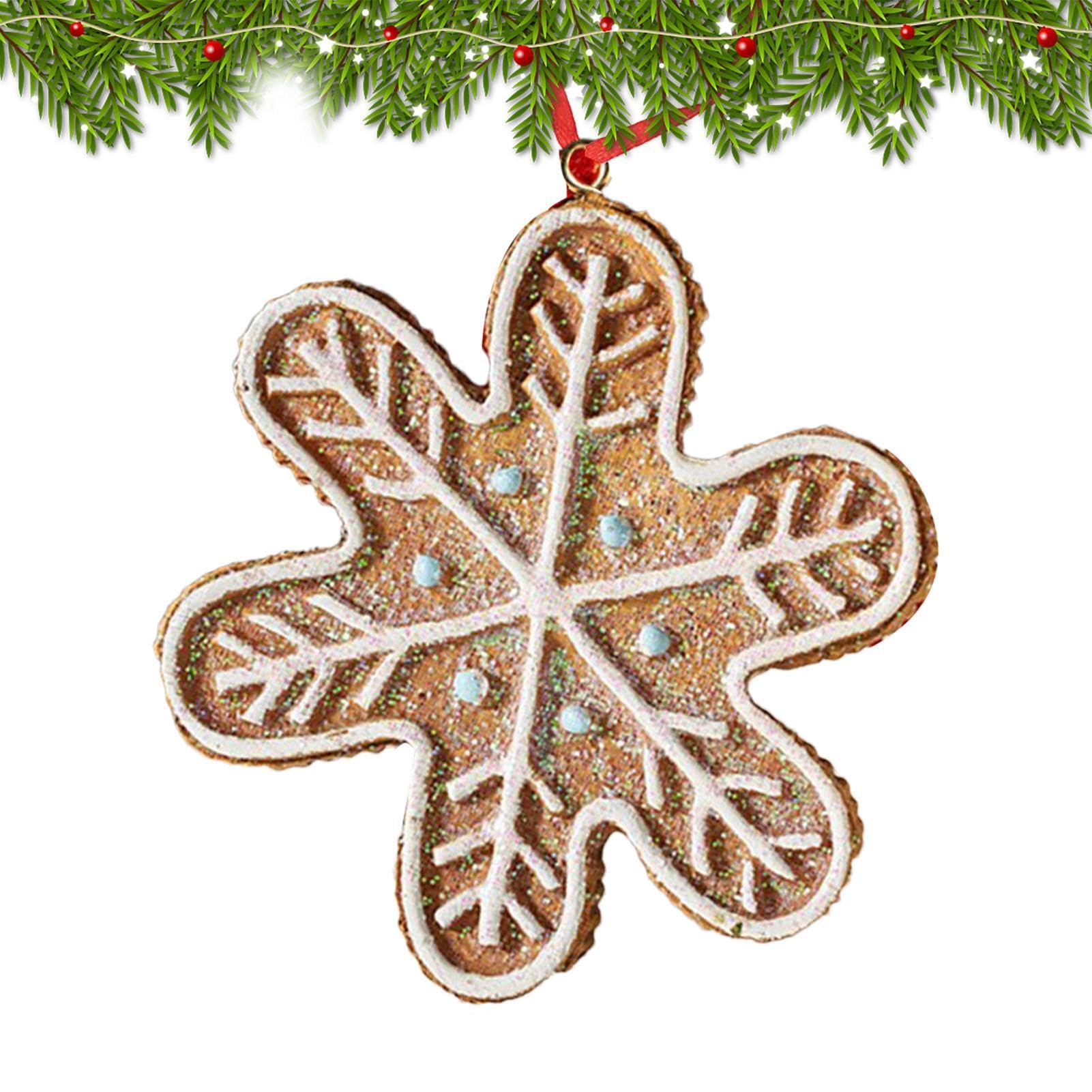 Adornos de hombre de jengibre, figuras de árbol de Navidad, adornos de árbol de resina, bonita decoración de Navidad, decoración de balcón de vacaciones, decoración de árbol de jengibre, decoración de
