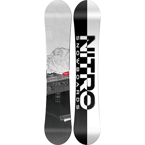 Nitro Prime Men's All-Mountain Snowboard (Prime View, 155cm)