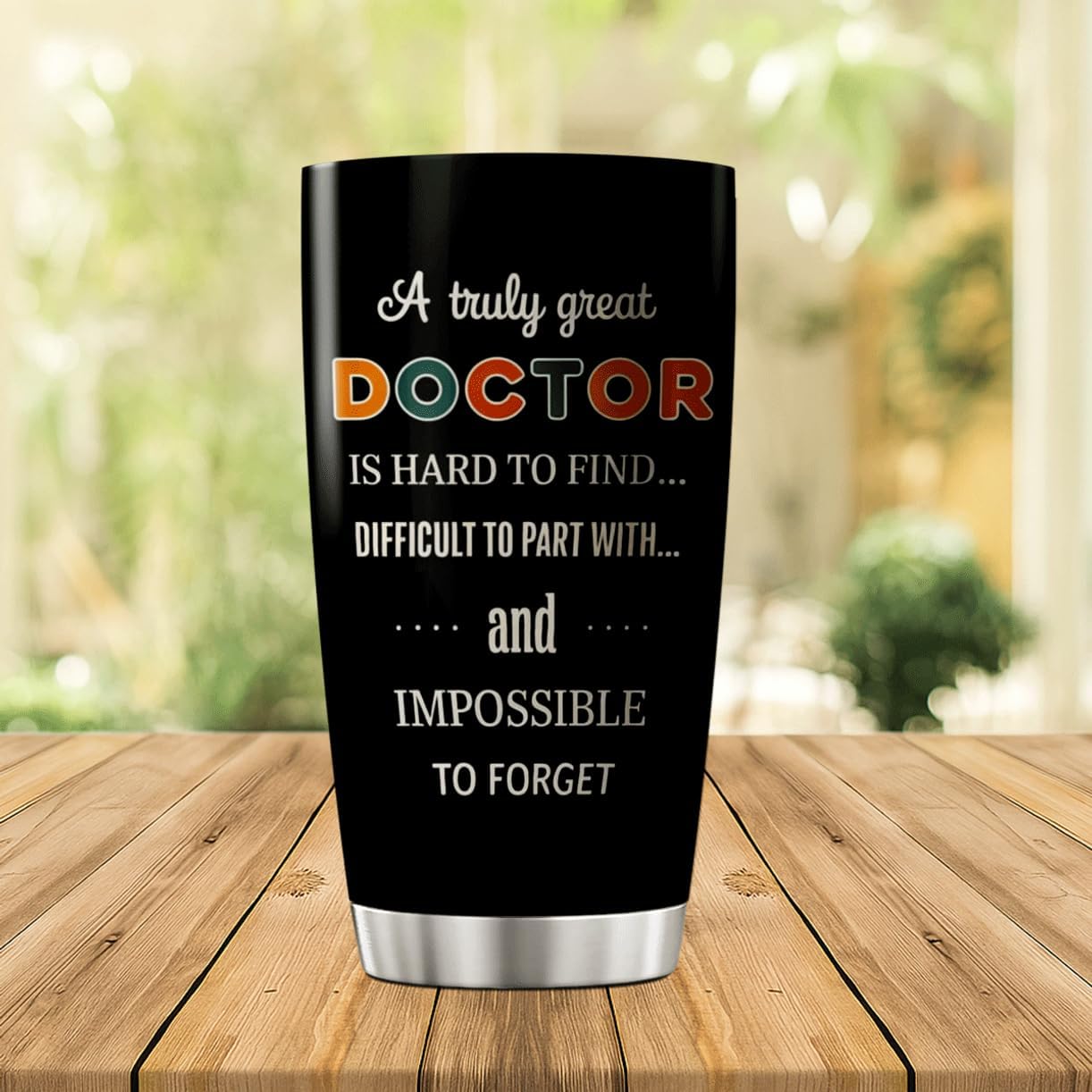 CUBICER Inspirational Doctor Appreciation Quote Tumbler Gift For Physician Or Healthcare Worker 20 Oz Stainless Steel Travel Mug Bottle Tea Outdoor Insulated Coffee Heat Cool - Image 3