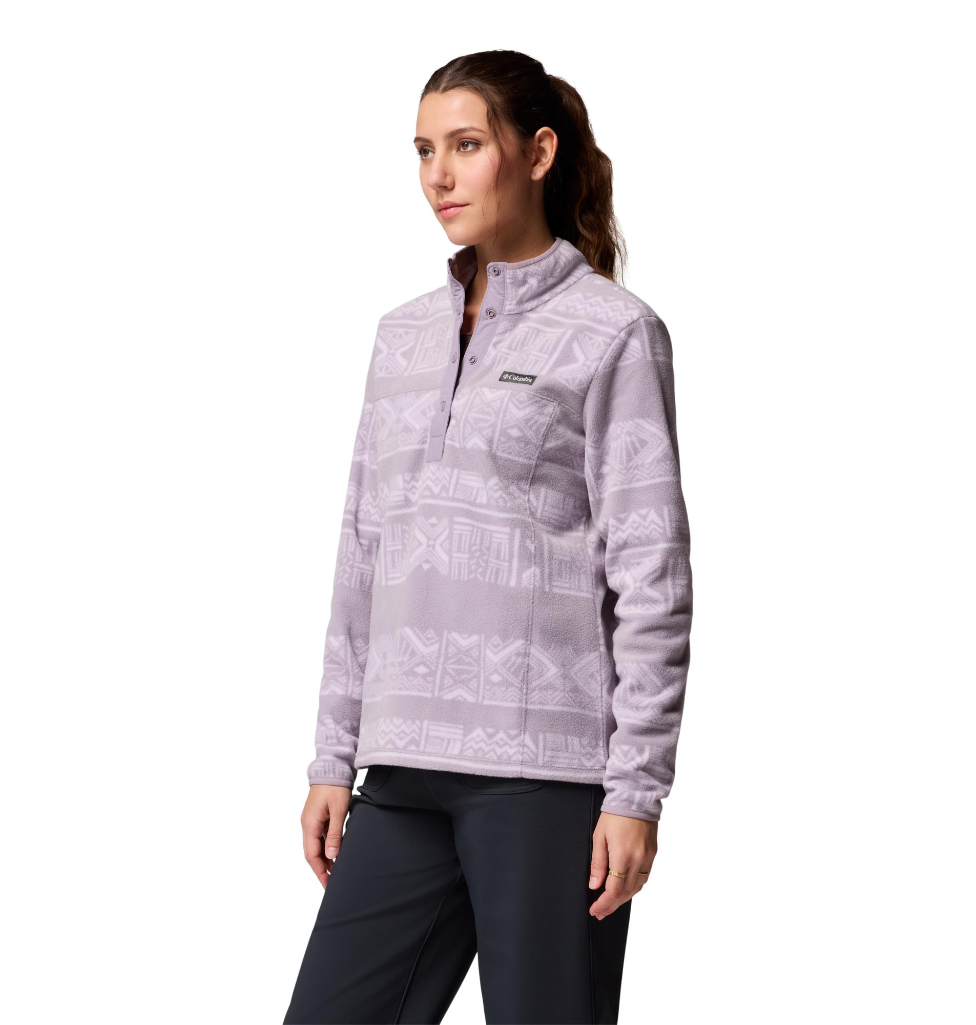Columbia Benton Springs Printed Half Snap Pull en Polaire Femme (Lot de 1)