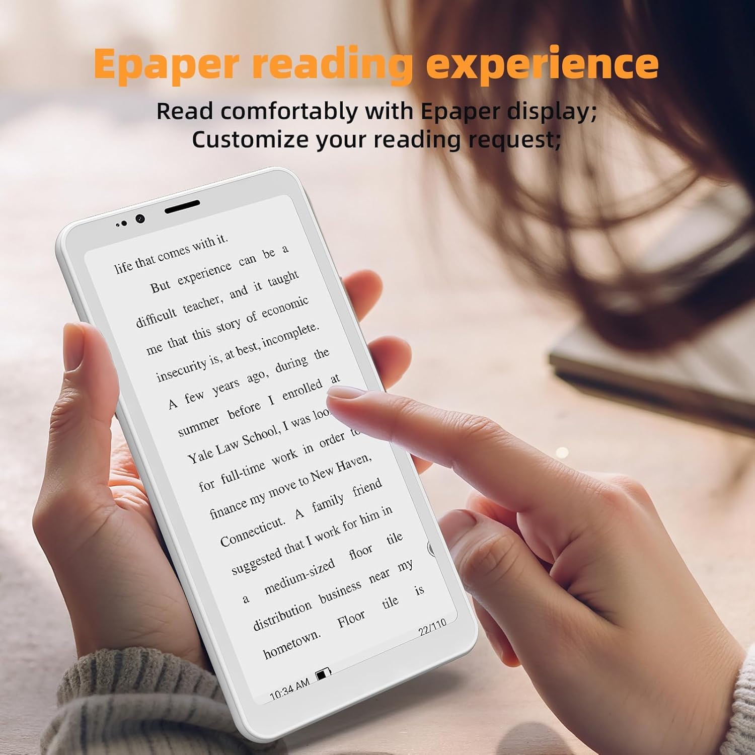 Bigme HiBreakS kolorowy elektroniczny papier na telefon komórkowy 5,84 cala kolorowy czytnik e-booków z systemem Android 14 OS, 6G + 128 GB