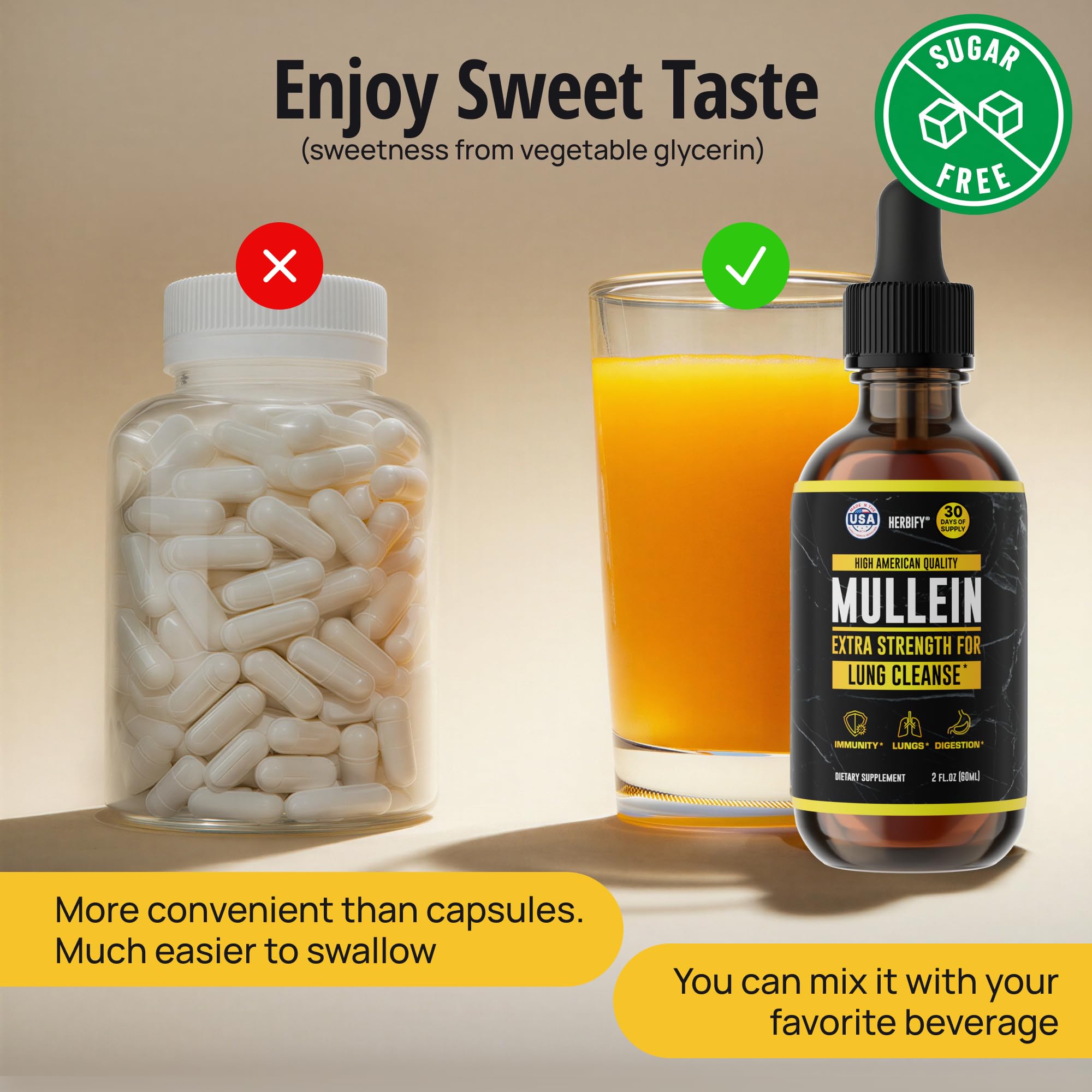Mullein Drops for Lungs - US-Made Mullein Leaf Extract for Lungs - 2 Fl Oz — Amazon image 5