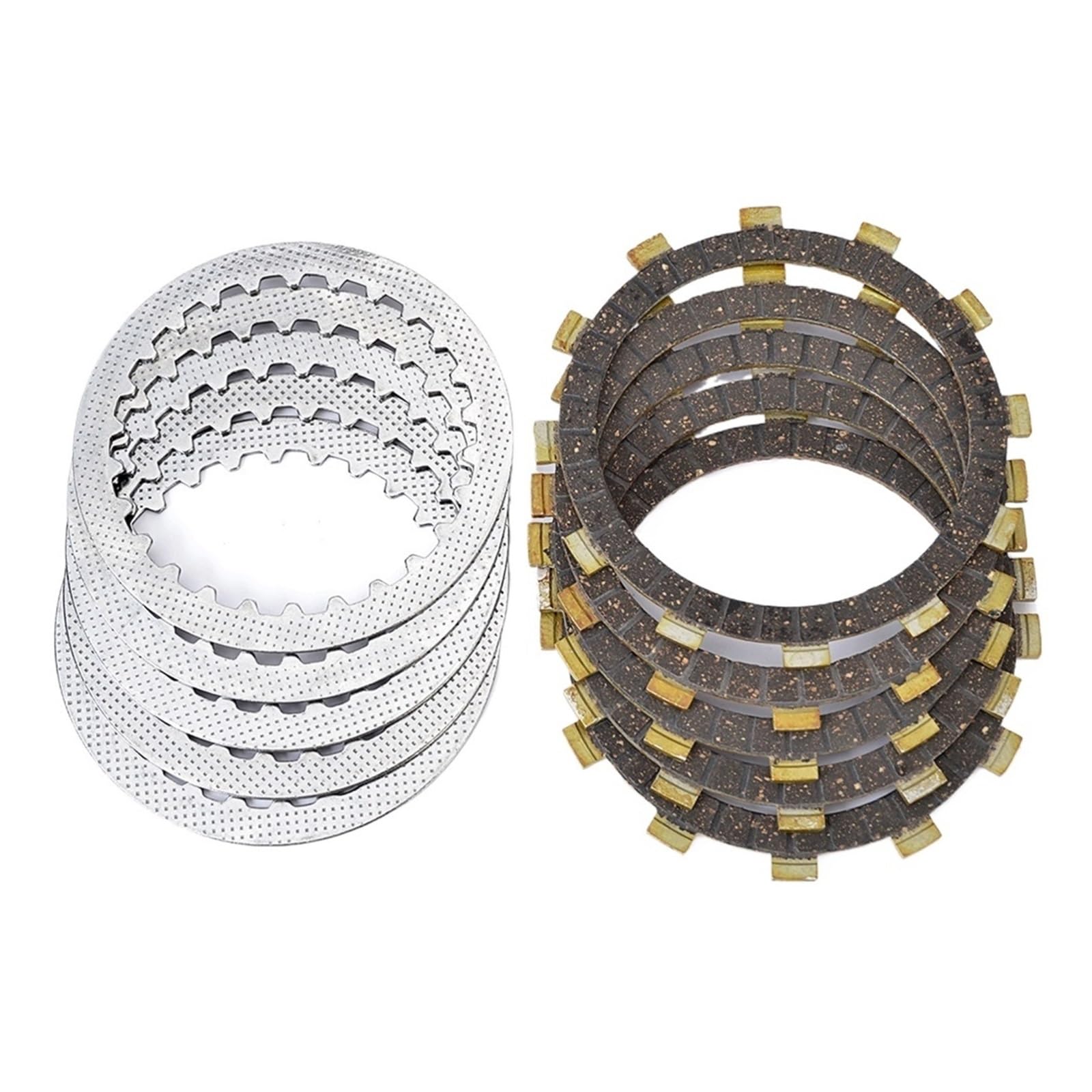 Kit de plaques de friction d'embrayage en fibre pour motos TS75M et TM75L