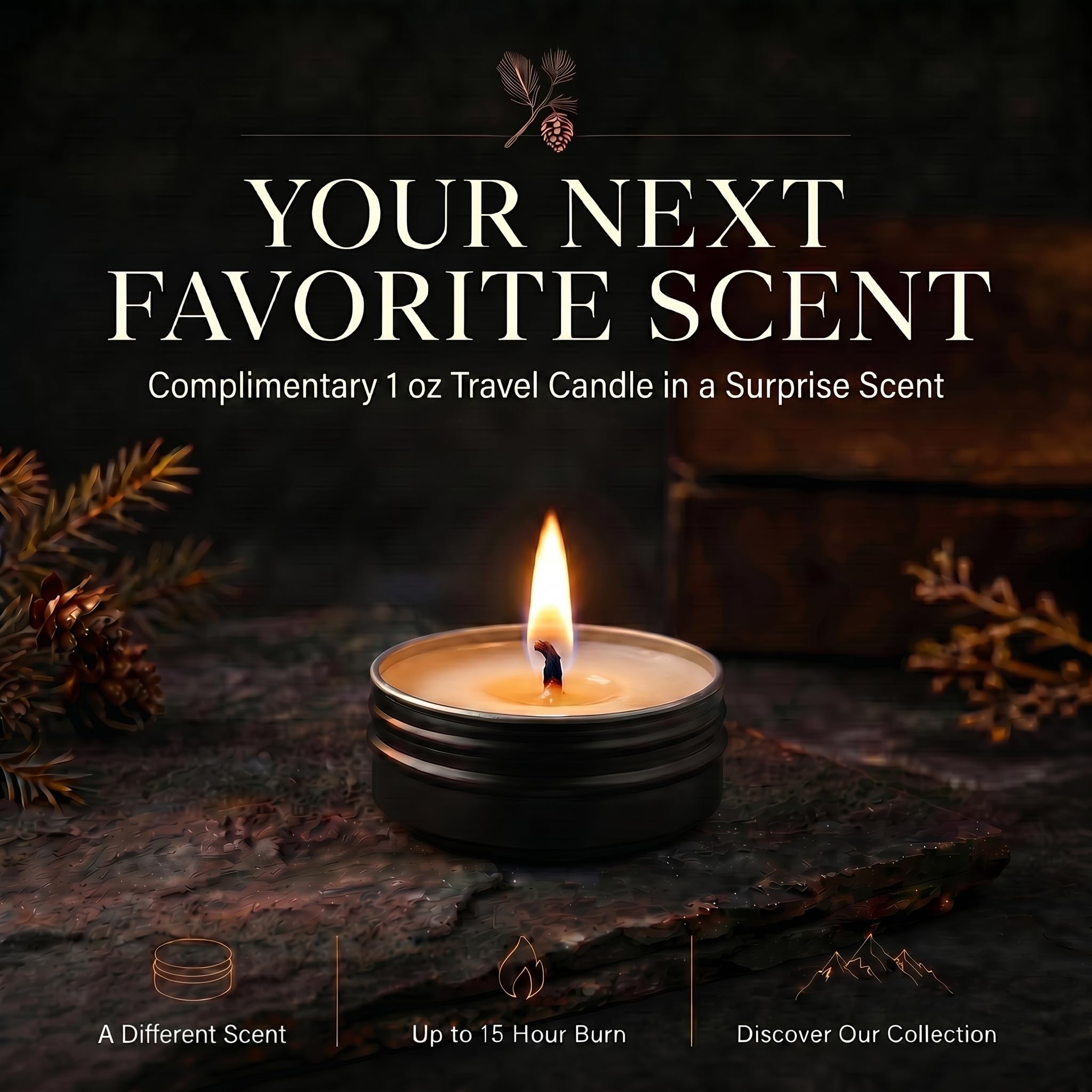 Best Fontana Candles for a Cleaner Burn in 2026 5 Hemlock Park Palo Santo Apothecary Crackling Wood Wick Candle | 8 oz — product photo