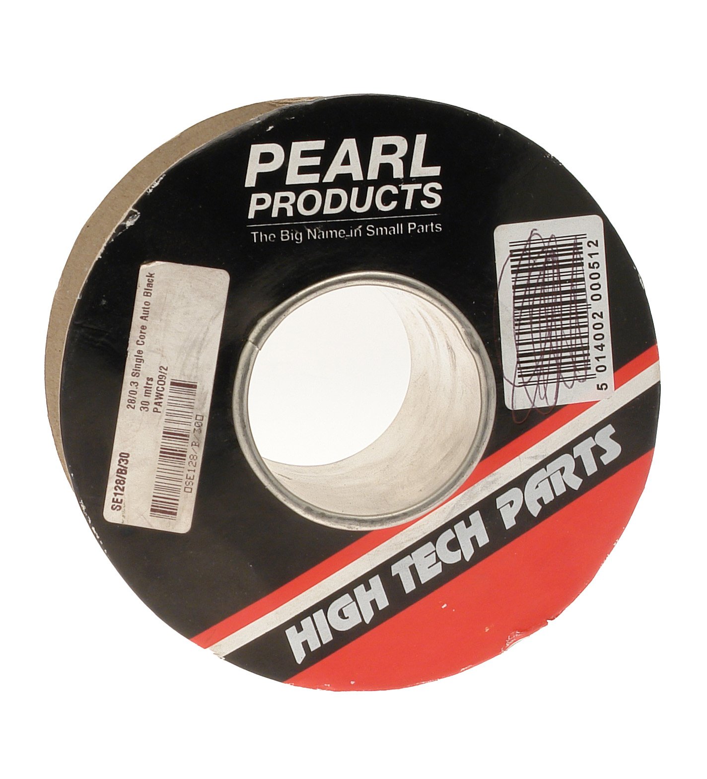 Pearl PAWC09/2 28/0.3 x 30m Single Core Wiring Cable - Black