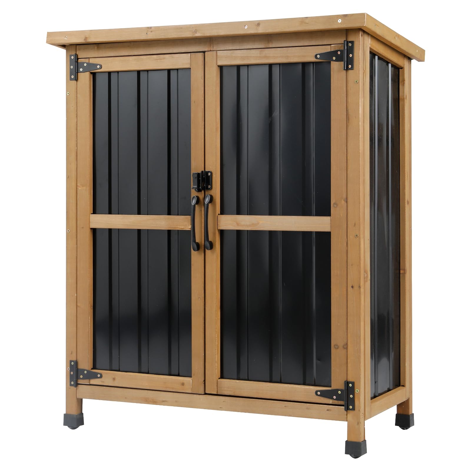 木製ラック・ウッドラック Landscape Products Cabinet Low Walnut