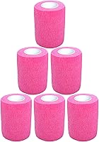 Vista 116 de Baisunt Paquete de 6 vendajes cohesivos de 1 pulgada, cinta autoadhesiva autoadhesiva autoadhesiva transpirable para muñeca, tobillo, deportes
