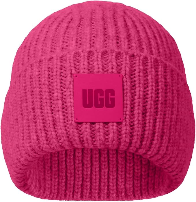 UGG Women's Chunky Rib Beanie in Light Grey, One/Size : Amazon.co