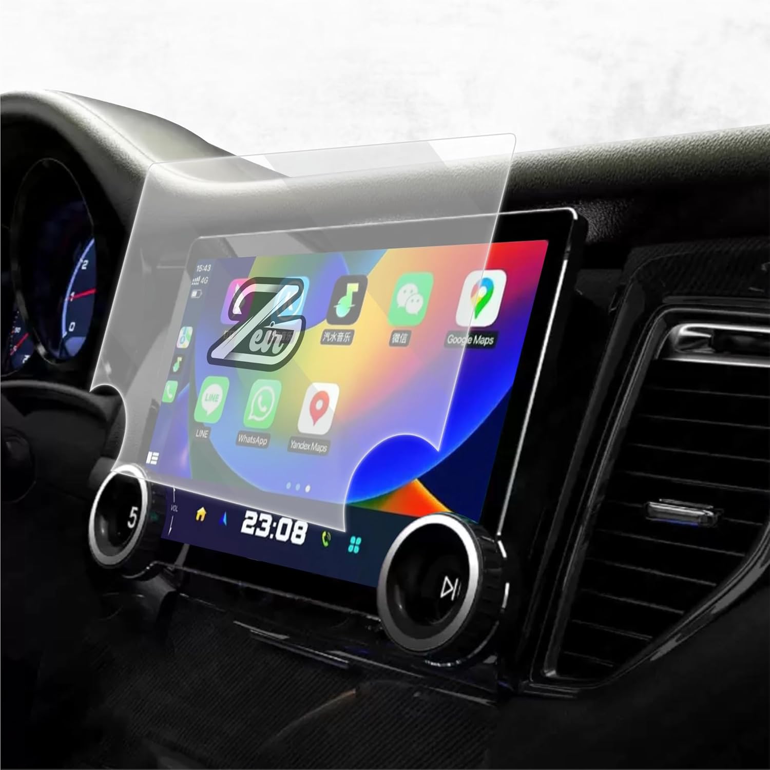 ZEIR Matte Screen Protector Compatible With DIAMOND 2K 11.8 INCH Android Car Stereo System | Aftermarket Infotainment Screen Guard | 9H Car Display Accessory for Diamond2k [Not Tempered Glass]