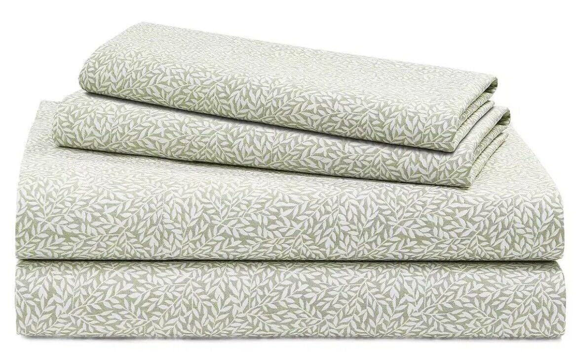 Amazon.com: Lauren Ralph Lauren Leaf Print 230-Thread-Count 100