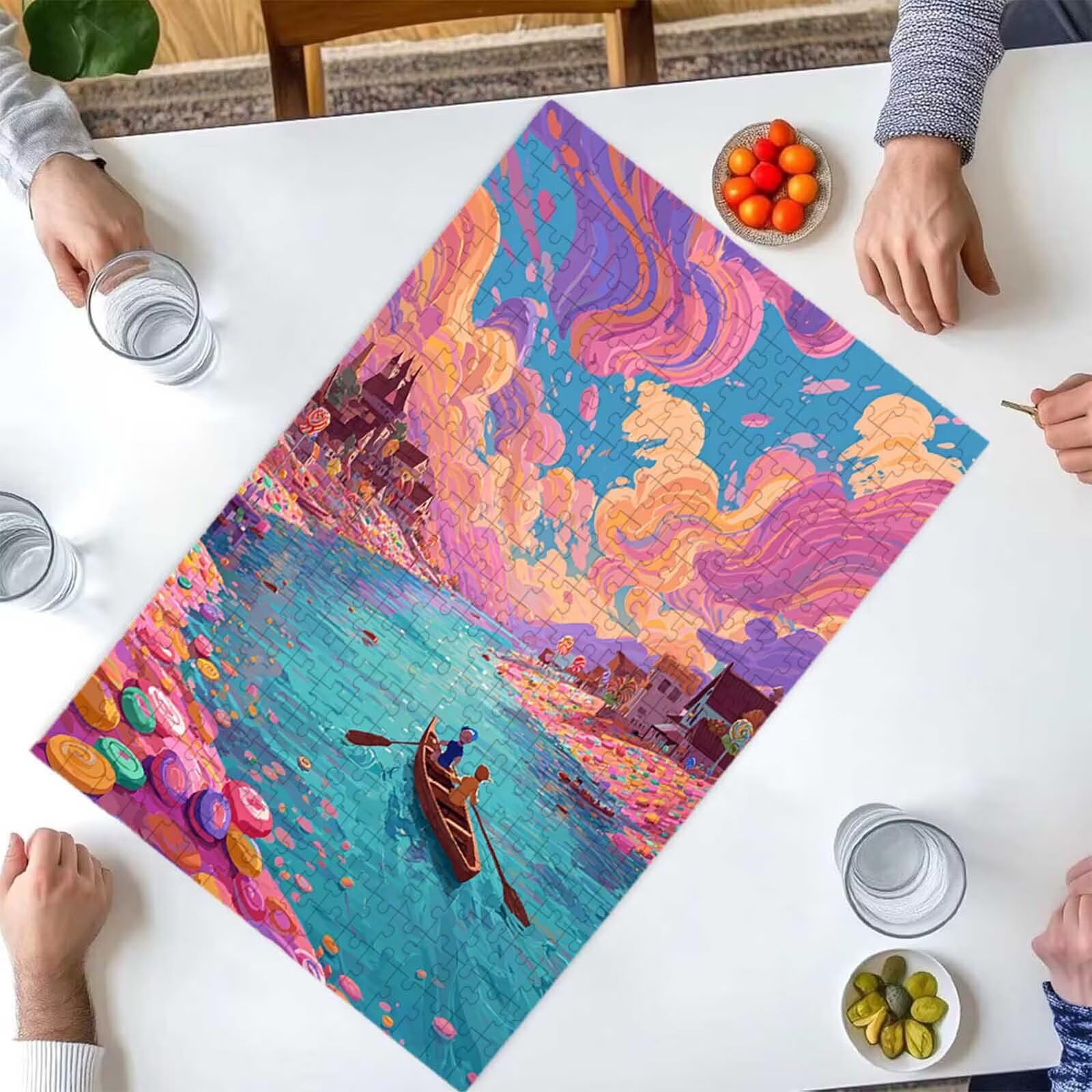 Puzzle 1500 sztuk Puzzle dla dorosłych 87 x 57 cm gra edukacyjna prezenty dla dorosłych i dzieci w wieku 14 lat, kreatywny prezent na relaks dom roślina PjY2983 I-4