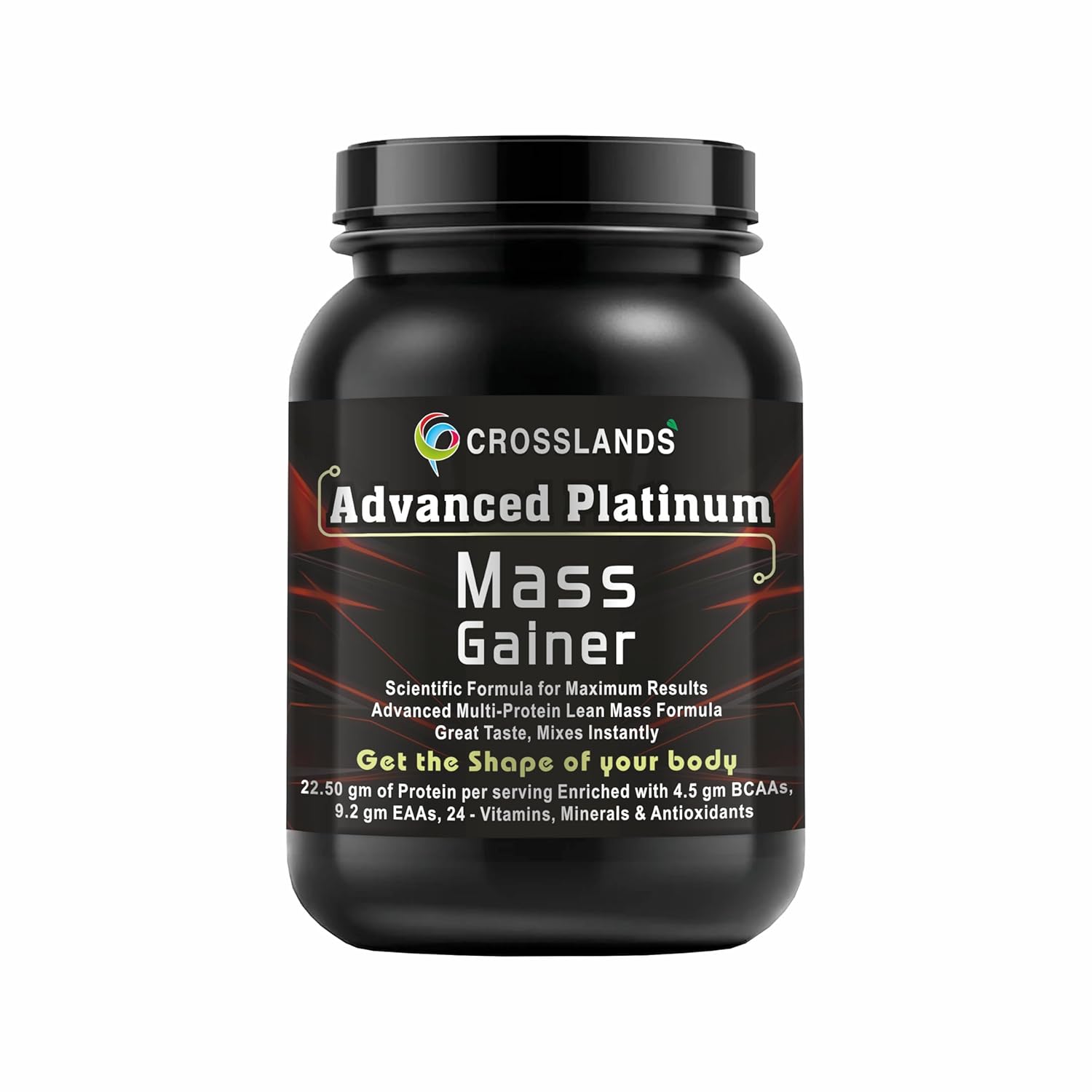 Crosslands Advanced Platinum Mass Gainer [1Kg, Chocolate]Lean Whey