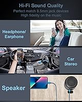 Vista 6 de [Paquete de 2/3.3 pies] Cable auxiliar Lightning a 3.5mm para iPhone, [certificado Apple Mfi] Cable de audio auxiliar para iPhone para coche, hogar