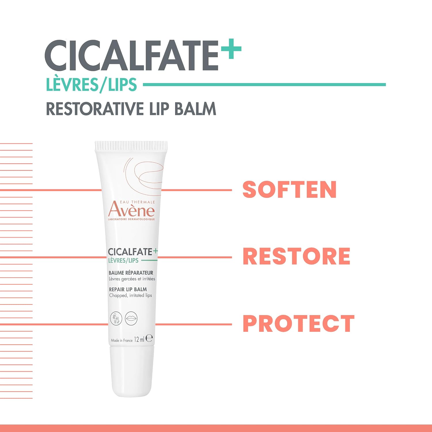 Avène Cicalfate+ Restorative Lip Cream, Chapped Lip Balm