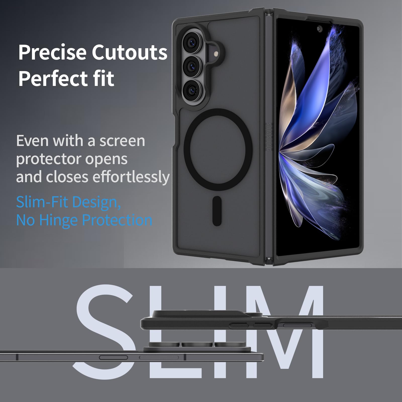 Custodia magnetica per Samsung Galaxy Z Fold 8 Ultra, adatta per MagSafe