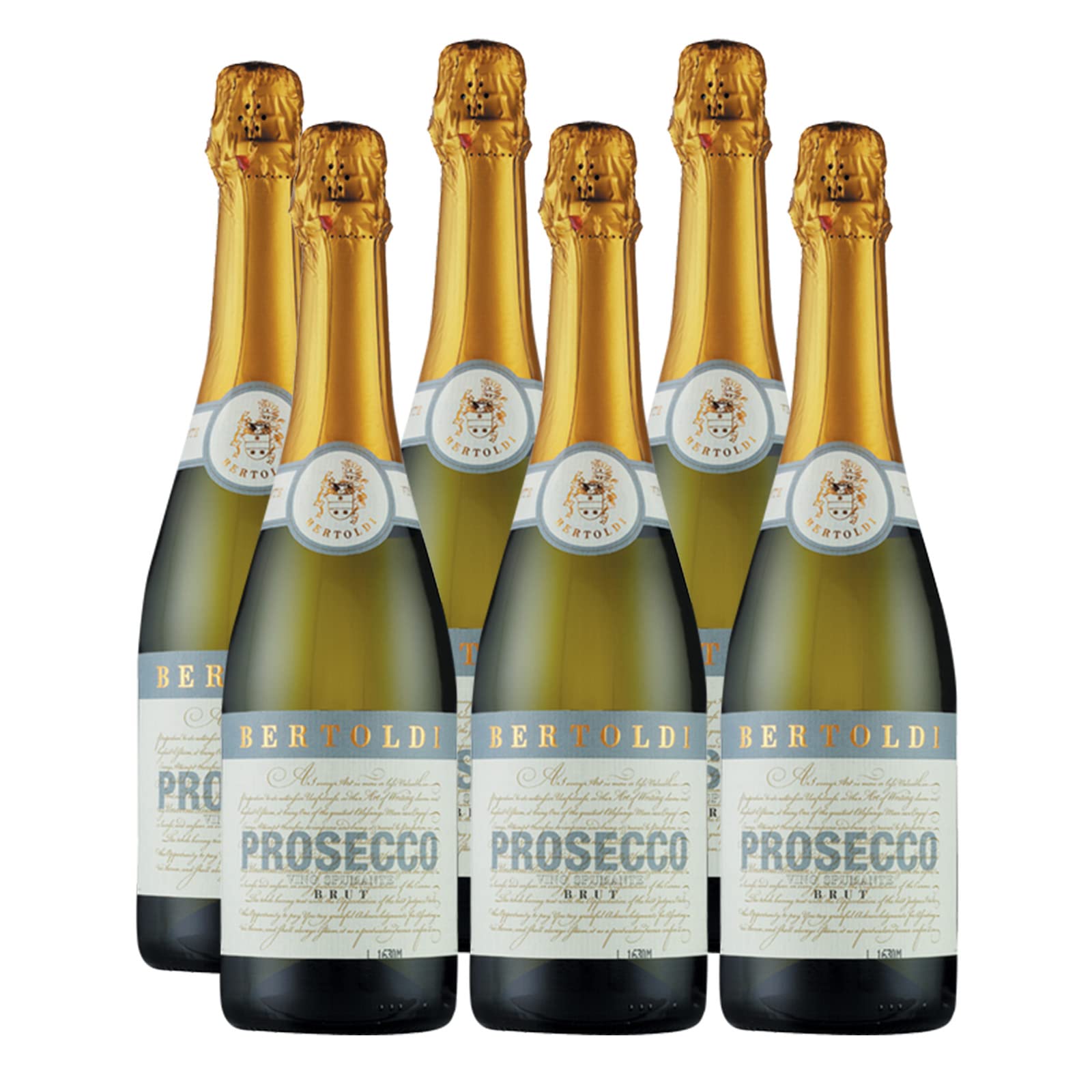 Prosecco Spumante Extra Dry DOC Bertoldi Venetien Schaumwein (6 x 0.75l)