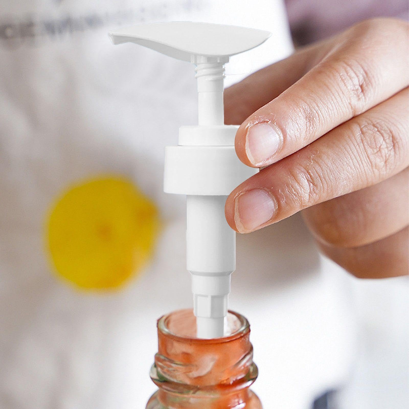 4 Pezzi di Pompa da Pressa in Plastica, Pompa Spesa in Lozione, 1000 Ml di Distributore di Shampoo, Distributore di Gel Doccia, Distributore di Detergenti.