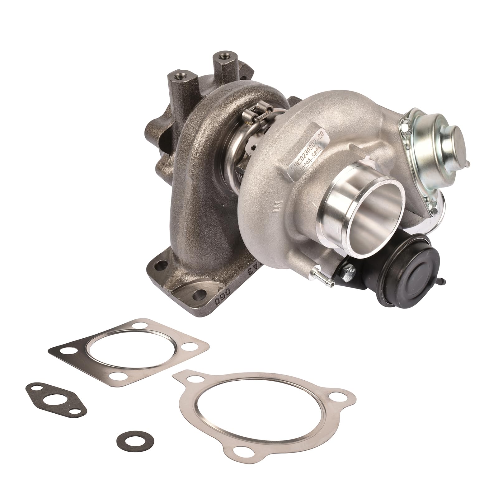 Bario Turbo Charger Replacement for 2010-2012 Hyundai Genesis Coupe 2.0T, 2.0T Premium, 2.0T R-Spec, 3.8 Grand Touring, 3.8 R-Spec, 3.8 Track 2.0L L4 - Gas, 3.8L V6 - Gas # 28231-2C410# 413029A-5825