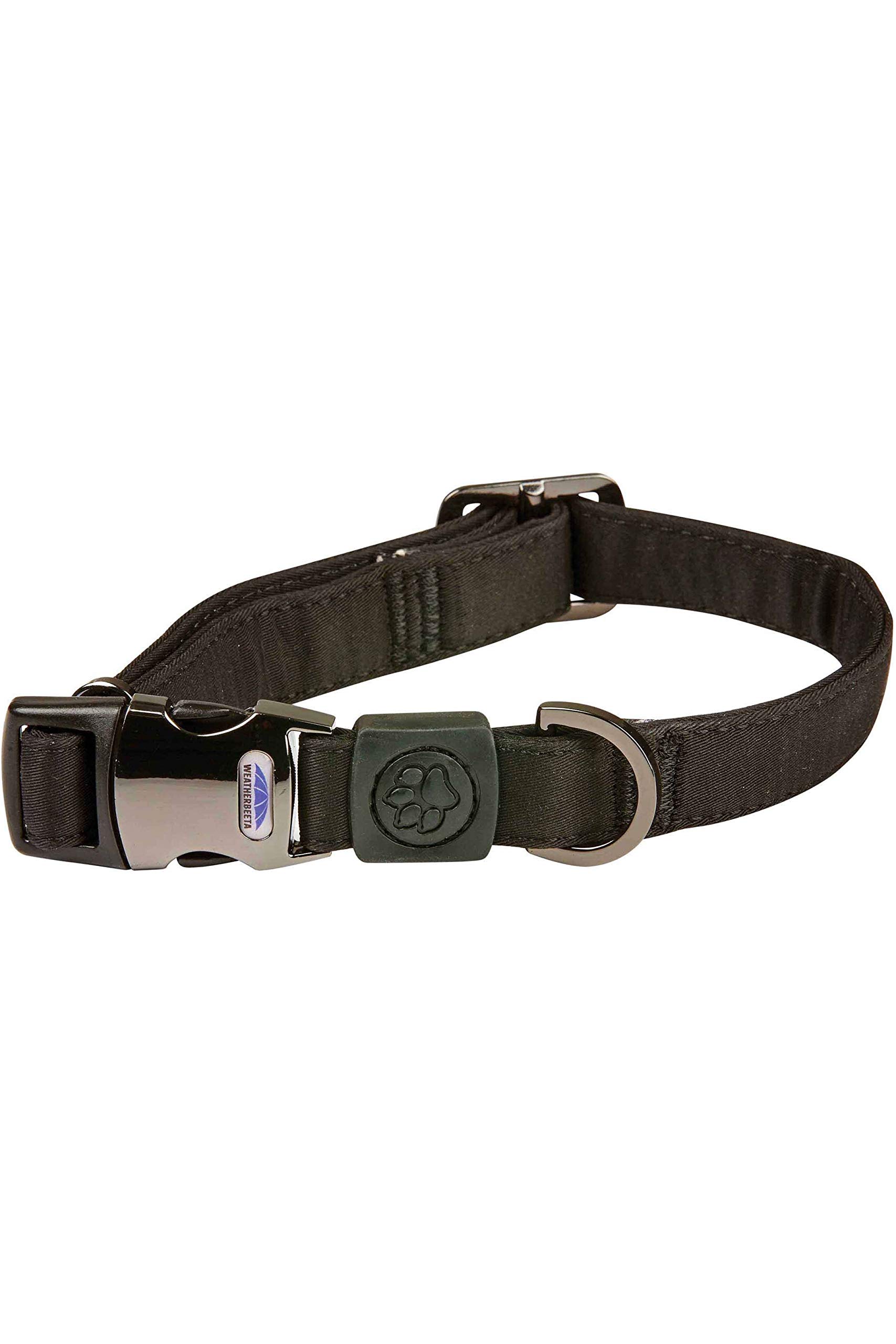 Collier pour chien noir Elegance Weatherbeeta anti irritation cou