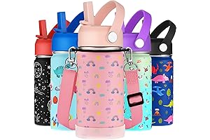 Must-Have Water Bottle for Kids: WEREWOLVES 14oz Insulated Water Bottle with Strap