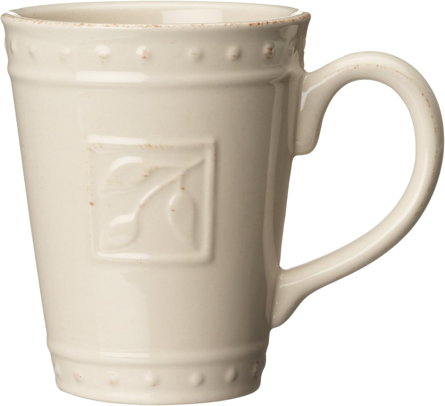 Signature Housewares Sorrento Collection 14-Ounce Mug, Ruby Antiqued Finish