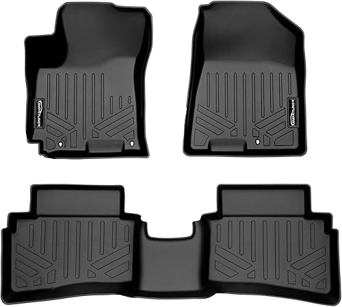 Miniatura 91 de SMARTLINER Alfombrillas de piso de 2 filas y forro de carga detrás de la tercera fila compatibles con Hyundai Palisade 2020-2025 Hyundai Elantra