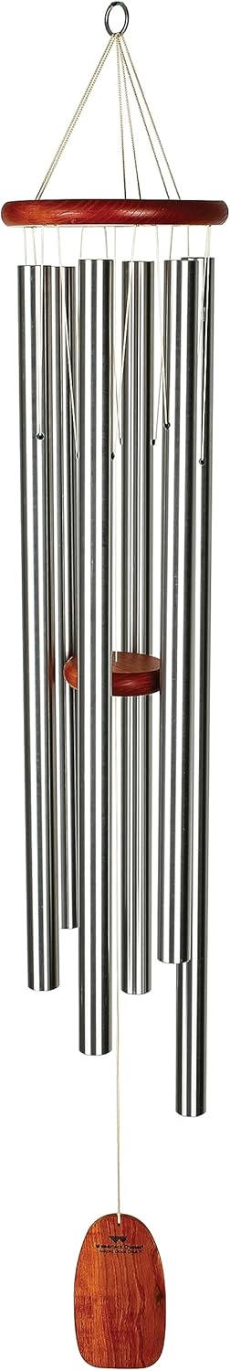 Woodstock Wind Chimes for Outside Amazing Grace, 53" Outdoor Windchime Garden Patio Decor, Front Porch Spring Decor, Memorial Sympathy Wind Chimes Gift, Heavenly Chime (AGXLS)