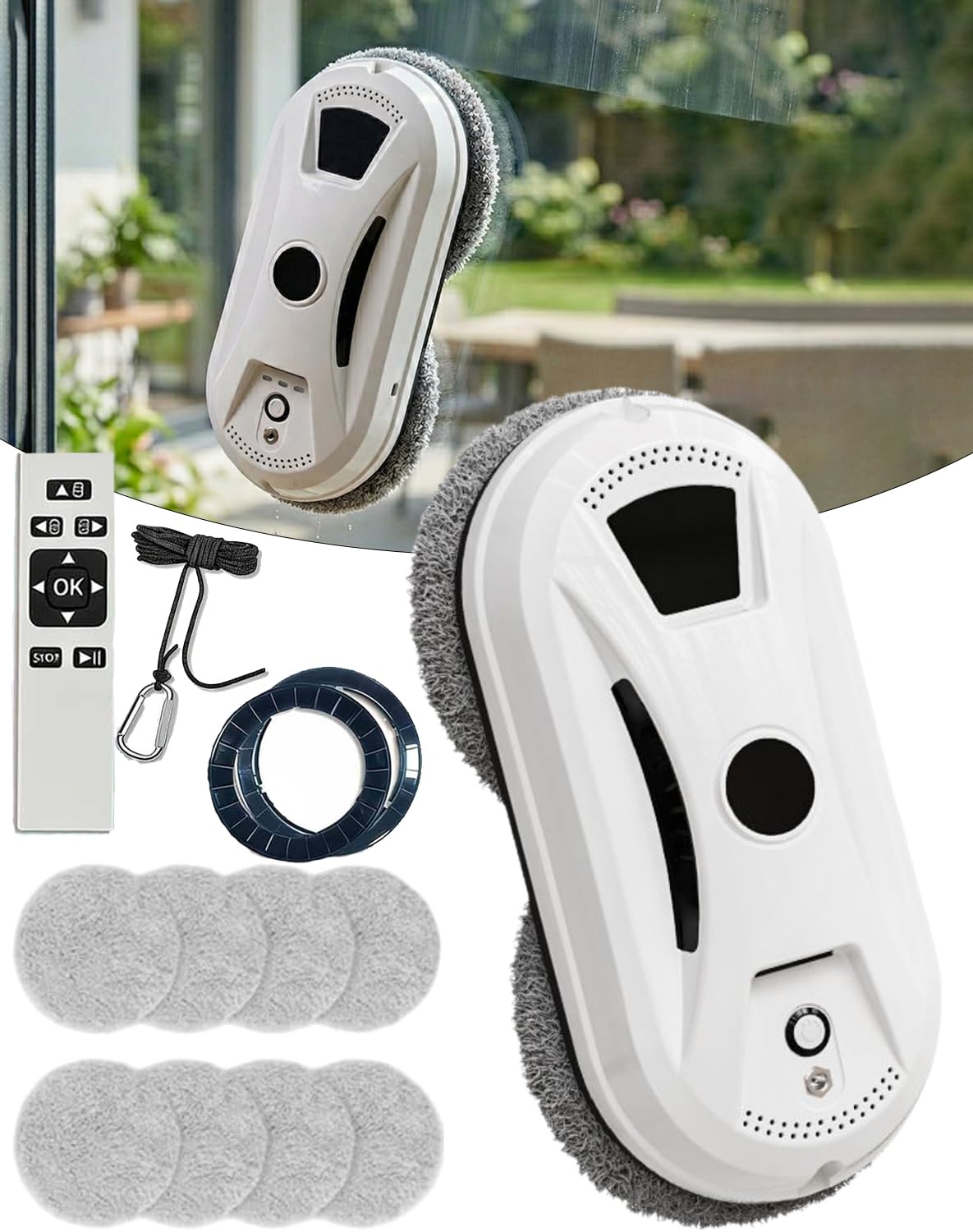 Robot laveur de vitres connecté pour simplifier l'entretien de la maison et des miroirs