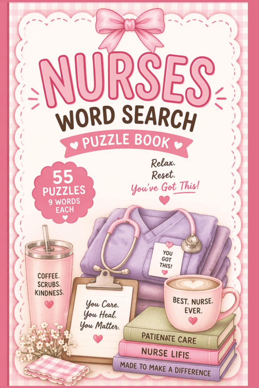 Nurses Word Search Puzzle Book