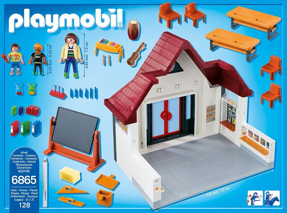 PLAYMOBIL 6865 - Bambini a Scuola, Multicolore