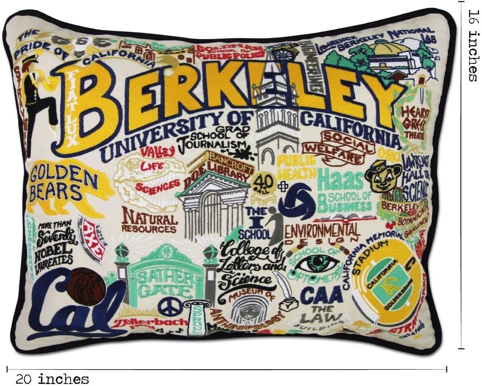 Catstudio UC Berkeley (Cal) Collegiate Embroidered Decorative Throw Pillow