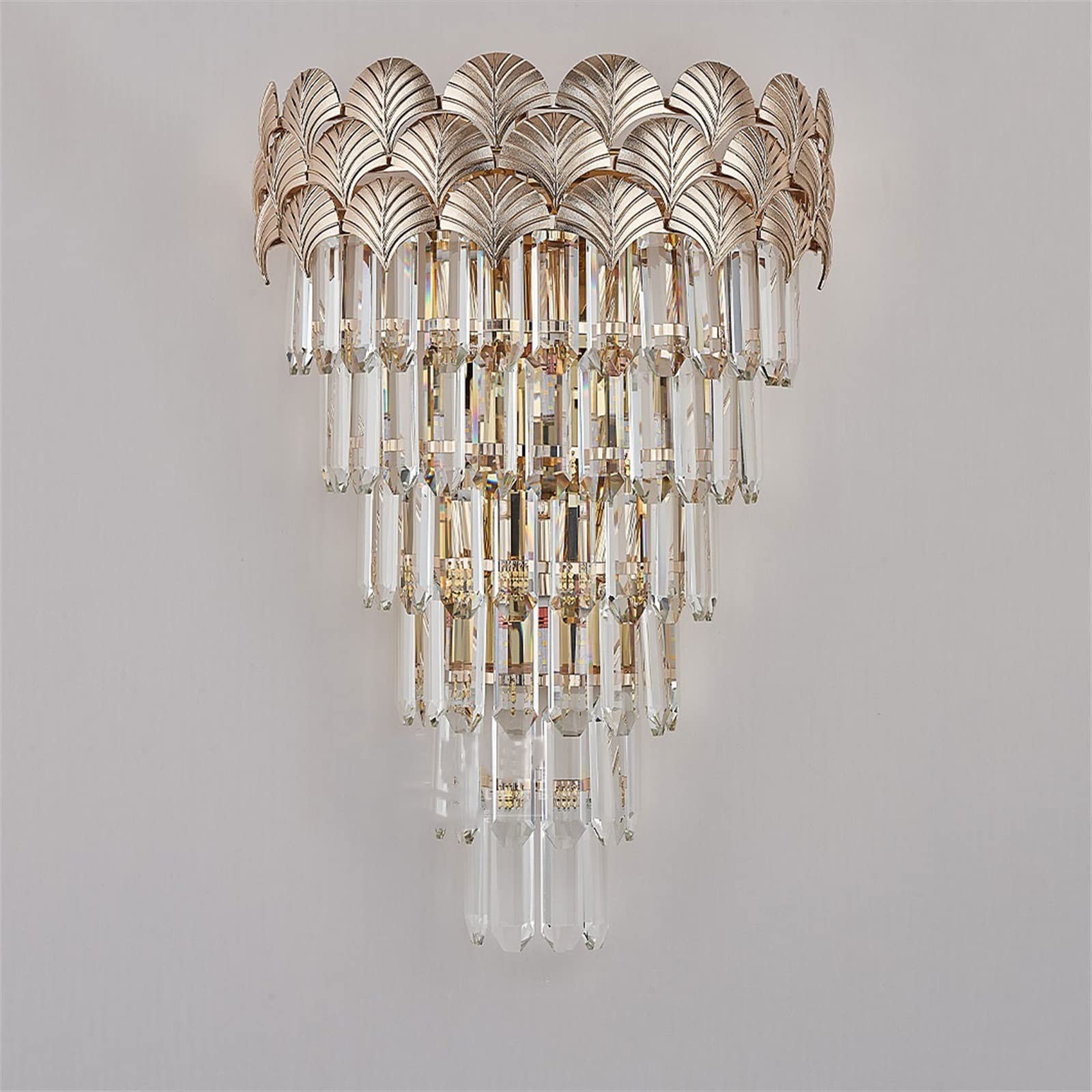 Applique da parete Lampada da parete di lusso leggera in stile europeo Lampada da parete decorativa in cristallo di fascia alta Lampada for illuminazione interna Apparecchio di illuminazione for corri