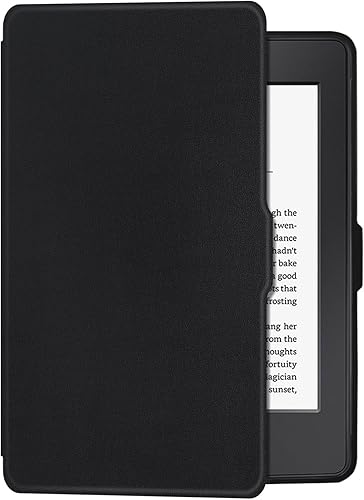 Miniatura 7 de BOZHUORUI Funda delgada para Kindle Paperwhite de 567 generación antes de 2018 (versión 2012-2017, modelo EY21 y DP75SDI)  Funda protectora de piel