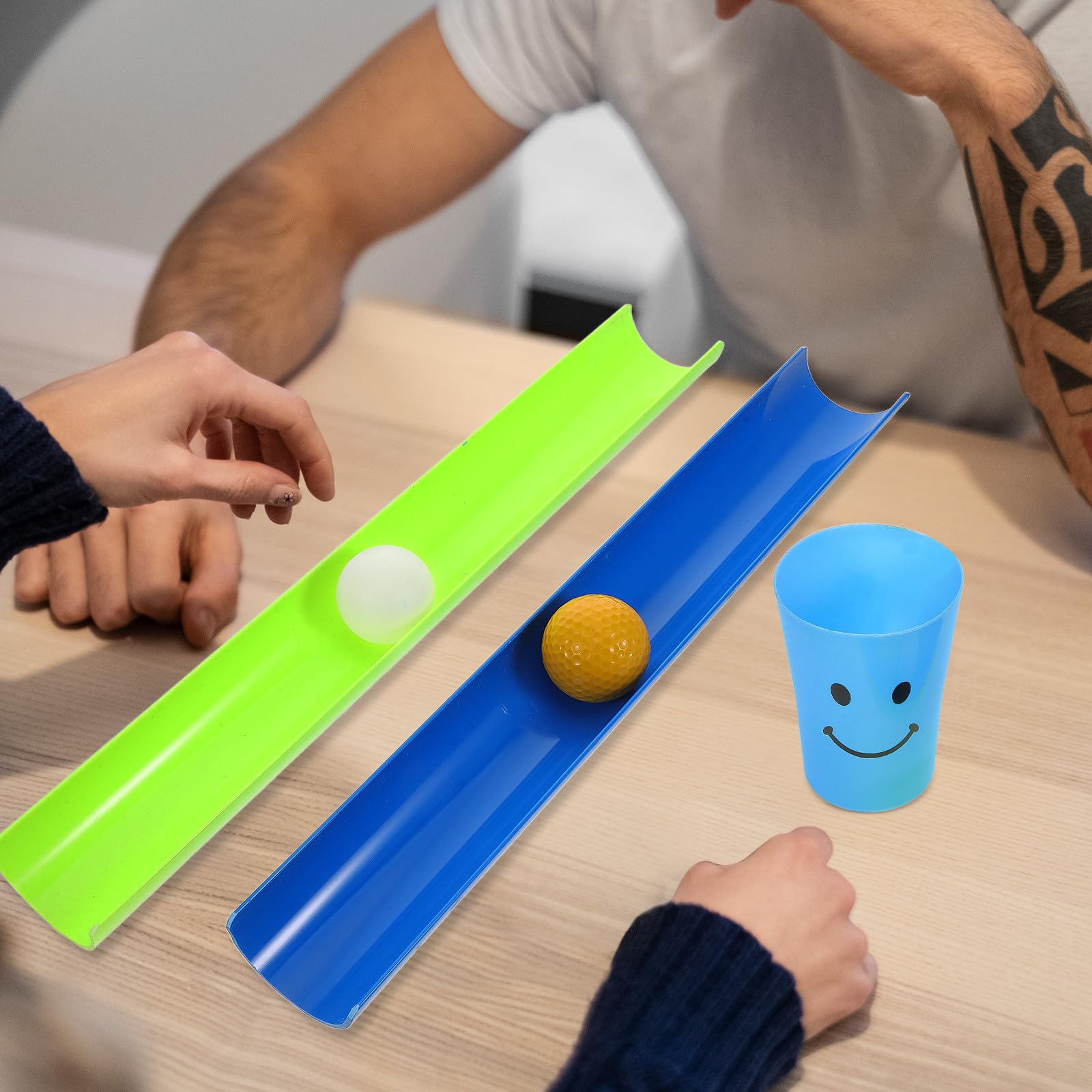 NUOBESTY Kit Gioco Tubo in Plastica per Attività di Squadra Collaborative