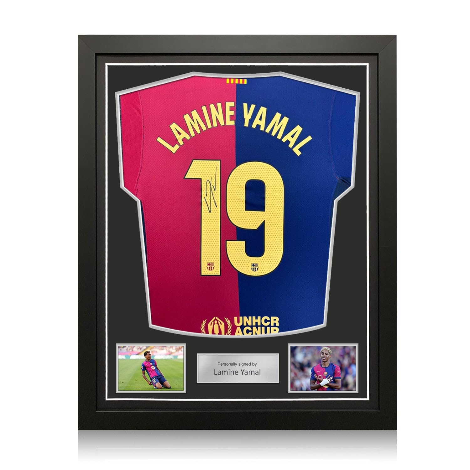 Lamine Yamal Signed 2024-25 Barcelona Home Football Shirt